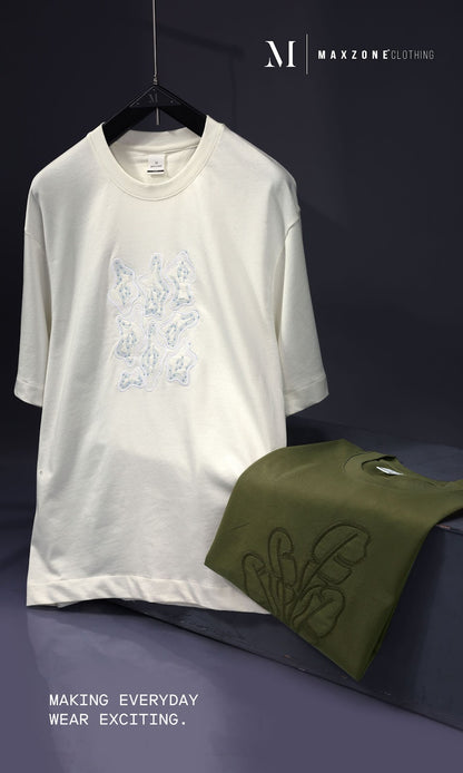 Iho M 22 Dn 2747 Maxzone Clothing Cotton Looper Mens Tshirts Supplier