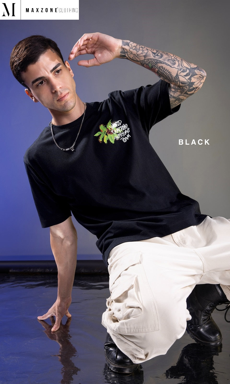 Iho M 46 Dn 2763 Maxzone Clothing Cotton Mens Tshirts Wholesale Price
