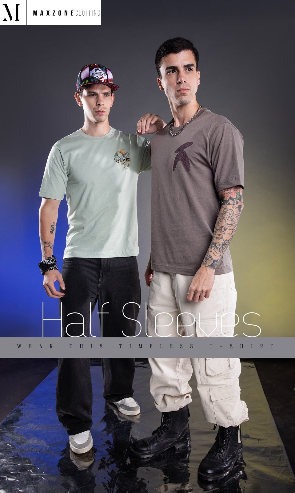 Iho M 46 Dn 2763 Maxzone Clothing Cotton Mens Tshirts Wholesale Price