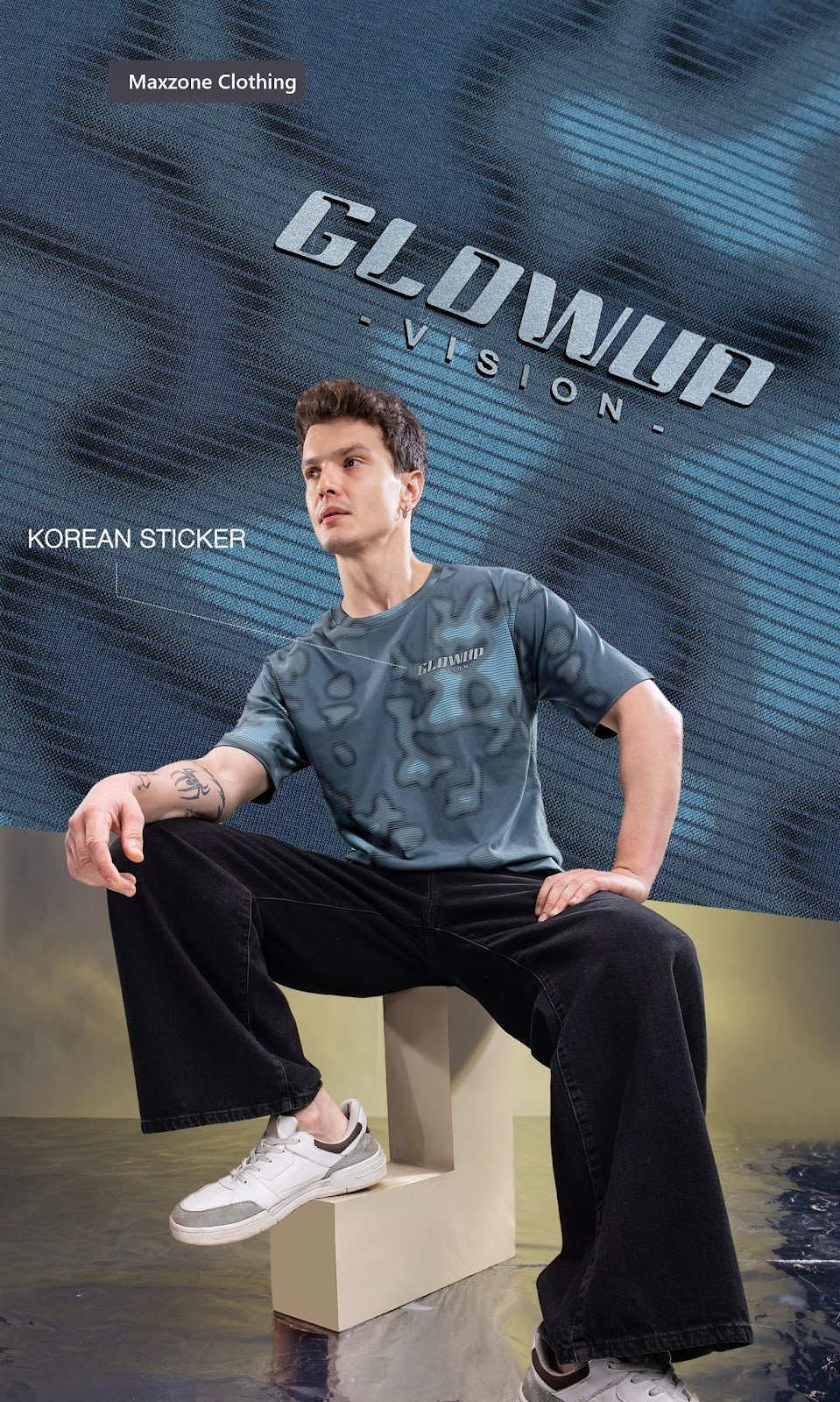 Iho M 47 2764 Maxzone Clothing Cotton Mens Tshirts Manufacturer Ahmedabad