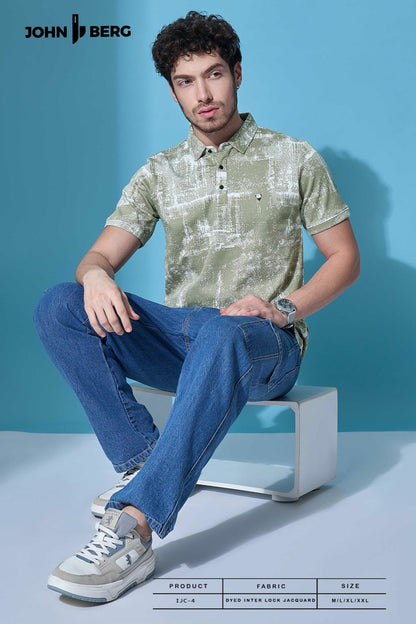 Ijc 4 John Berg Interlock Mens Tshirts Supplier Ahmedabad