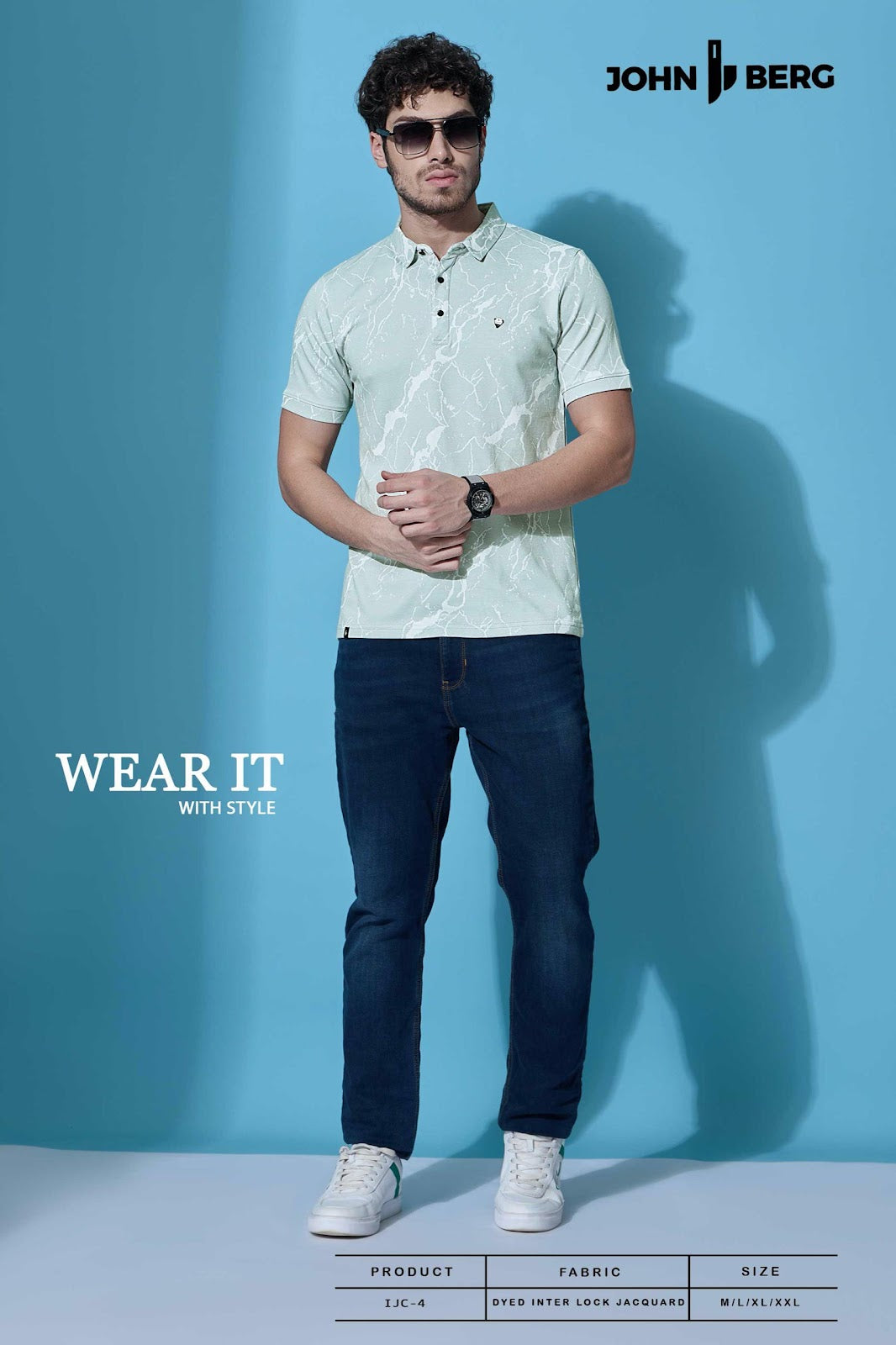 Ijc 4 John Berg Interlock Mens Tshirts Supplier Ahmedabad