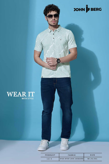 Ijc 4 John Berg Interlock Mens Tshirts Supplier Ahmedabad