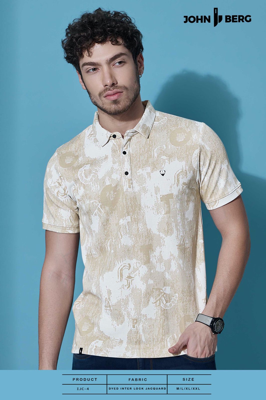 Ijc 4 John Berg Interlock Mens Tshirts Supplier Ahmedabad