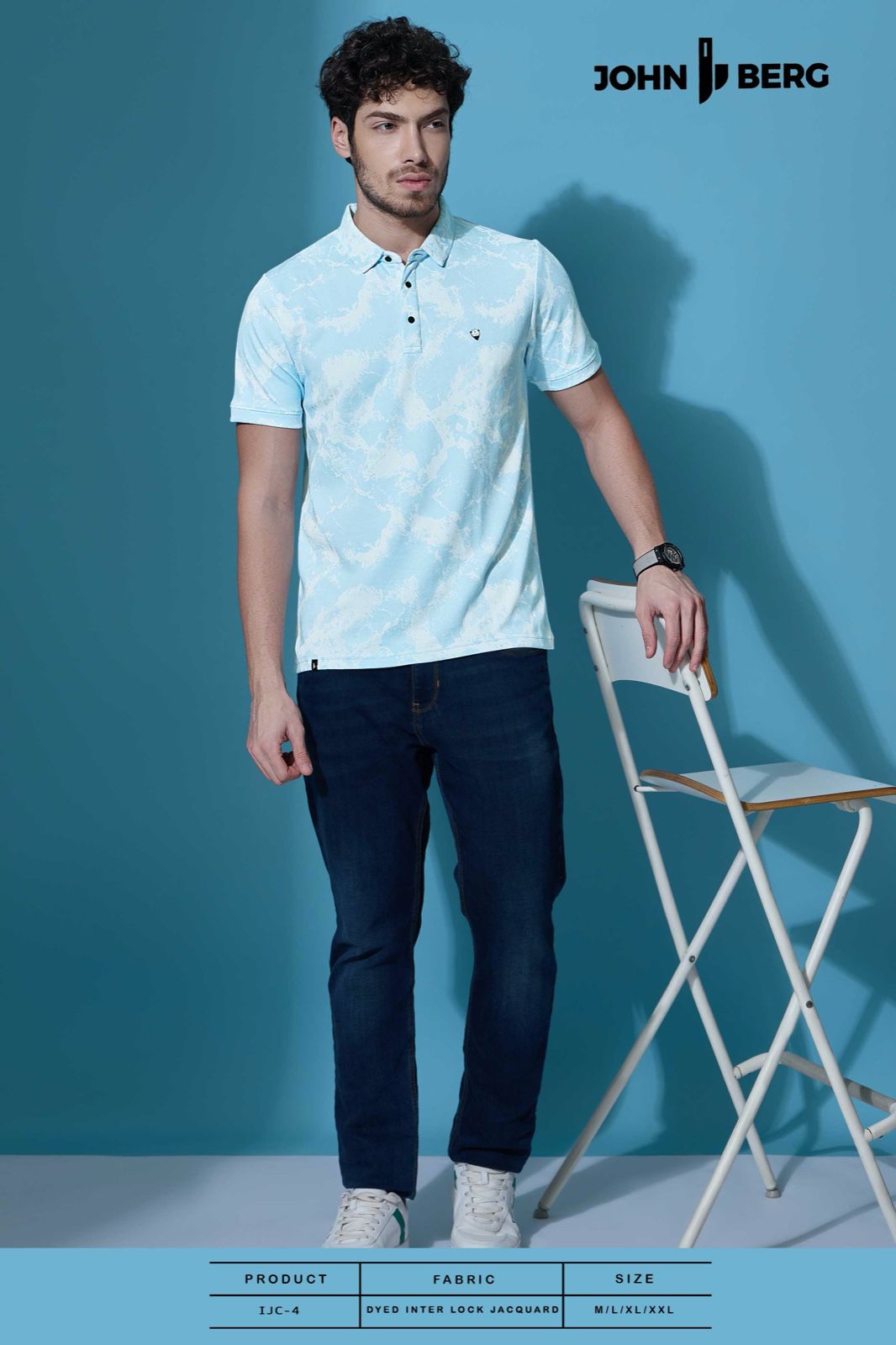 Ijc 4 John Berg Interlock Mens Tshirts Supplier Ahmedabad