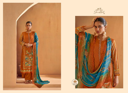 Ikara 1001 Shiddat Muslin Pant Style Suits Wholesaler India