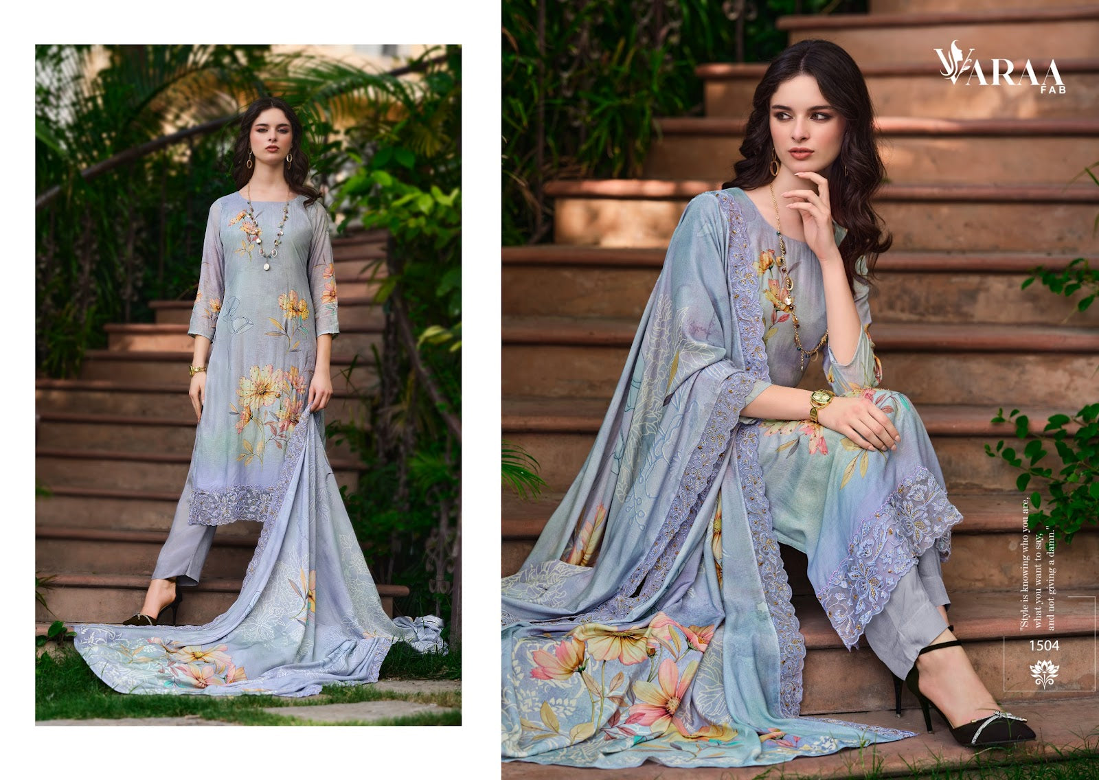 Ikisha Varaa Fab Muslin Pant Style Suits Supplier India