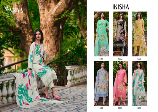 Ikisha Varaa Fab Muslin Pant Style Suits Supplier India