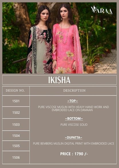 Ikisha Varaa Fab Muslin Pant Style Suits Supplier India
