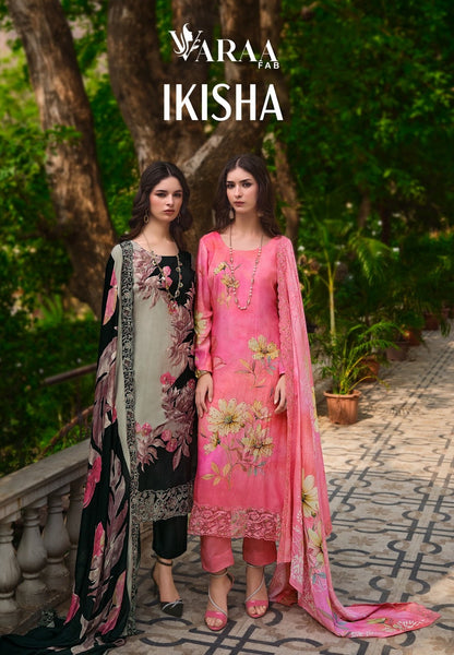 Ikisha Varaa Fab Muslin Pant Style Suits Supplier India