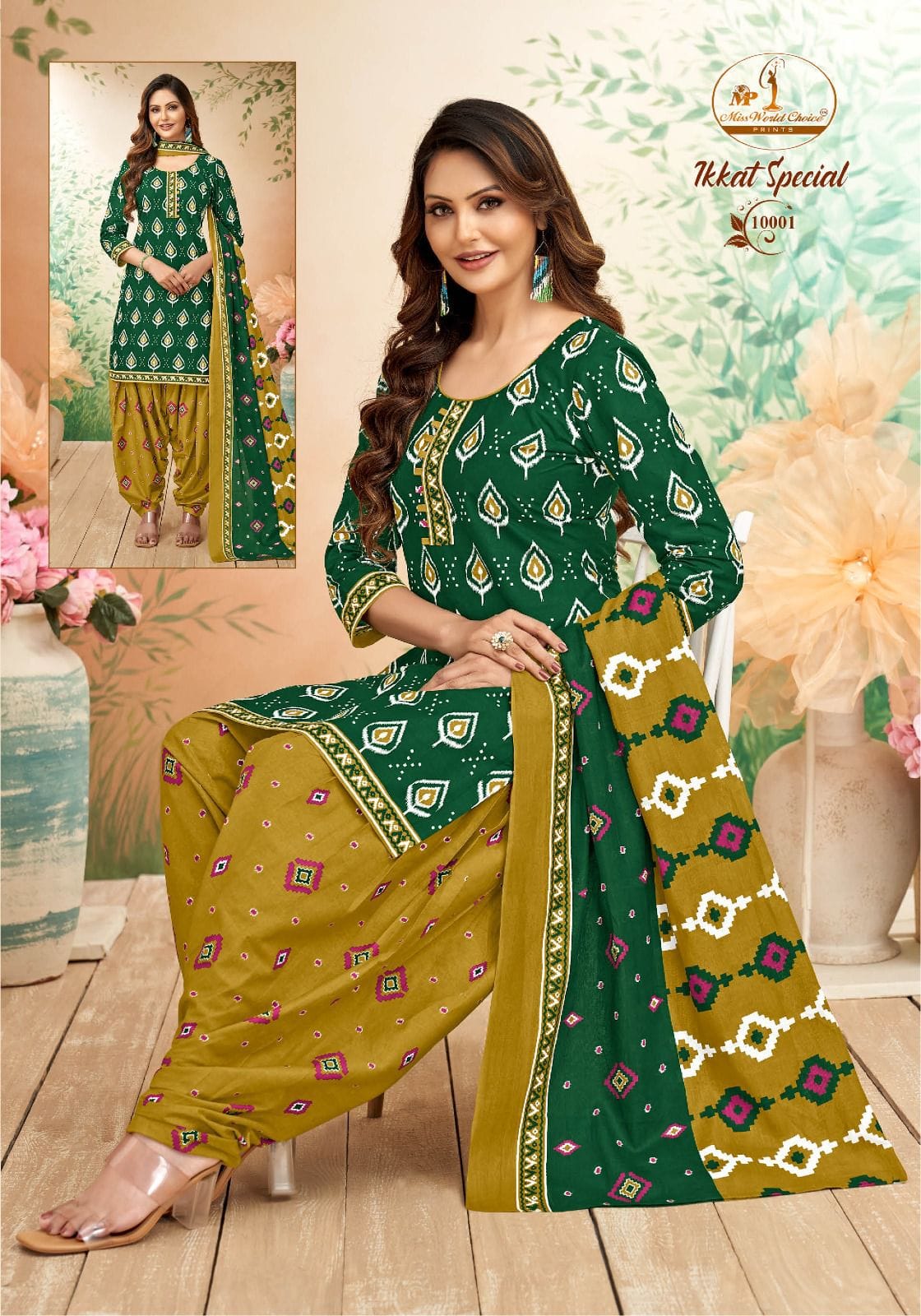 Ikkat Special Vol 10 Miss World Choice Readymade Cotton Patiyala Suits Manufacturer