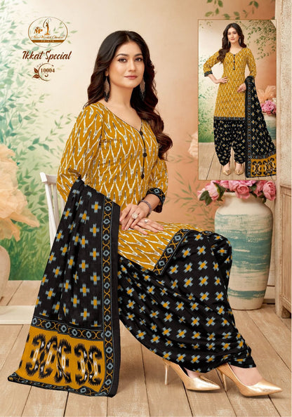 Ikkat Special Vol 10 Miss World Choice Readymade Cotton Patiyala Suits Manufacturer