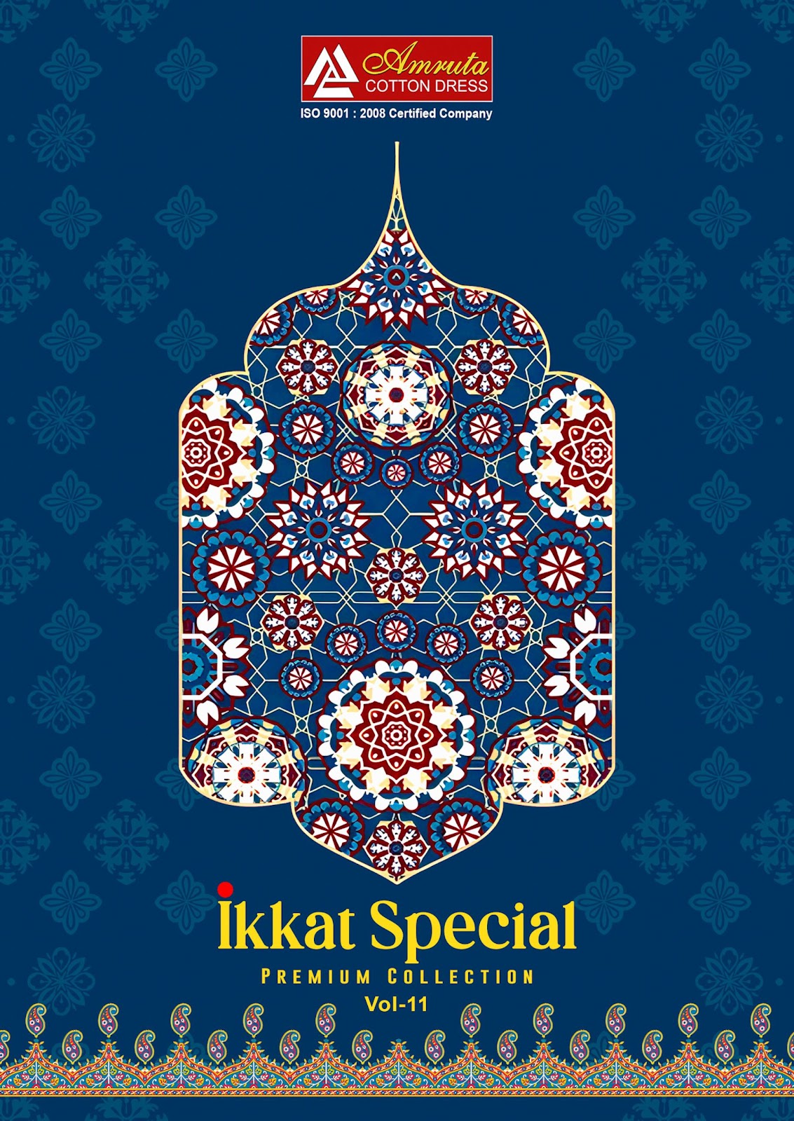 Ikkat Special Vol 11 Amruta Cotton Patiyala Style Suits Exporter Gujarat