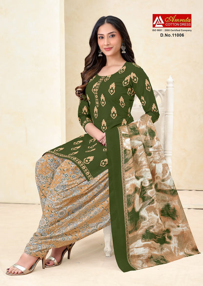 Ikkat Special Vol 11 Amruta Cotton Patiyala Style Suits Exporter Gujarat