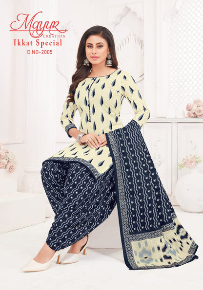 Ikkat Special Vol 20 Mayur Creation Cotton Dress Material Supplier