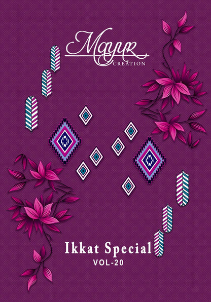 Ikkat Special Vol 20 Mayur Creation Cotton Dress Material Supplier