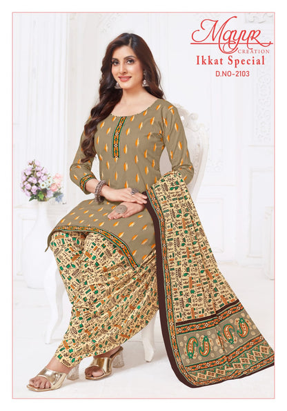 Ikkat Special Vol 21 Mayur Creation Cotton Dress Material Manufacturer Ahmedabad