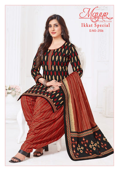 Ikkat Special Vol 21 Mayur Creation Cotton Dress Material Manufacturer Ahmedabad