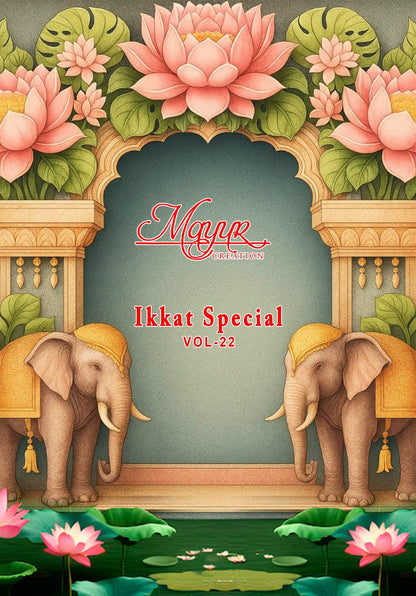 Ikkat Special Vol 22 Mayur Creation Cotton Dress Material Wholesale