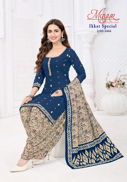 Ikkat Special Vol 24 Mayur Creation Cotton Dress Material Manufacturer India
