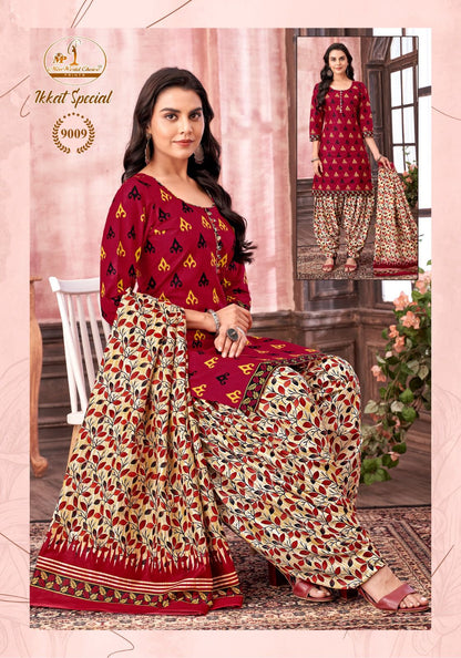 Ikkat Special Vol 9 Miss World Choice Cotton Dress Material Supplier