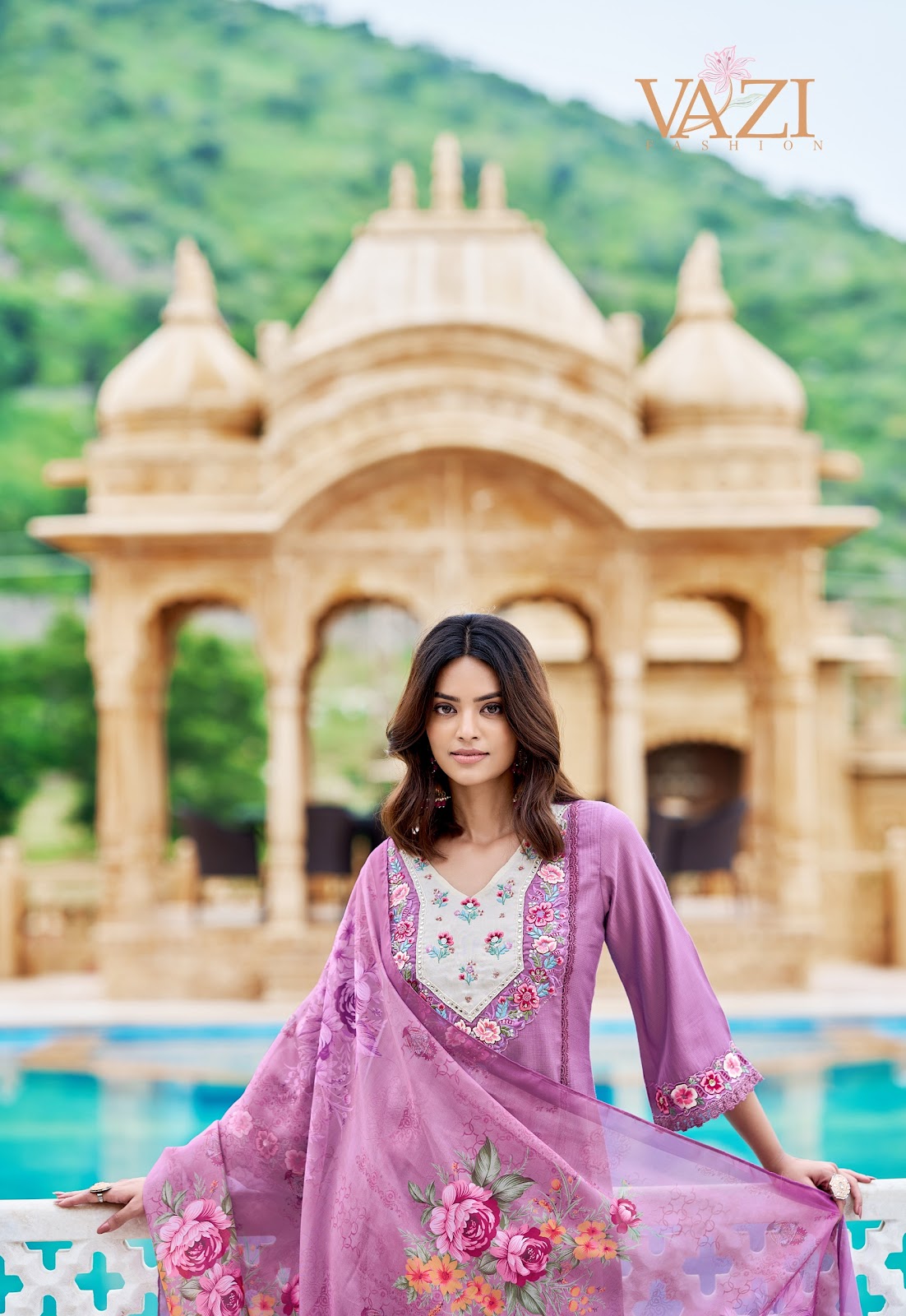 Iknoor Vazi Fashion Viscose Readymade Pant Style Suits Wholesaler Gujarat