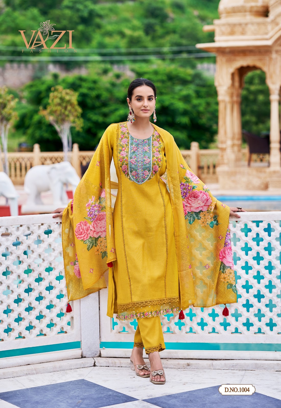 Iknoor Vazi Fashion Viscose Readymade Pant Style Suits Wholesaler Gujarat