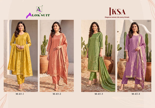 Iksa Alok Viscose Karachi Salwar Suits Exporter