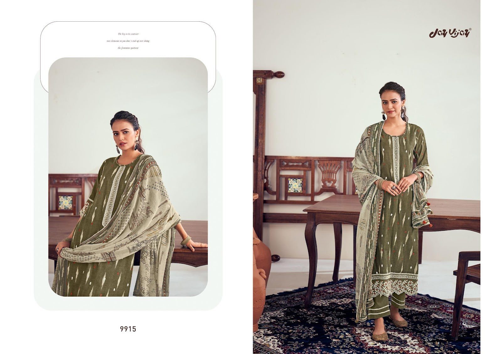 Iksha Jay Vijay Cotton Pant Style Suits Supplier