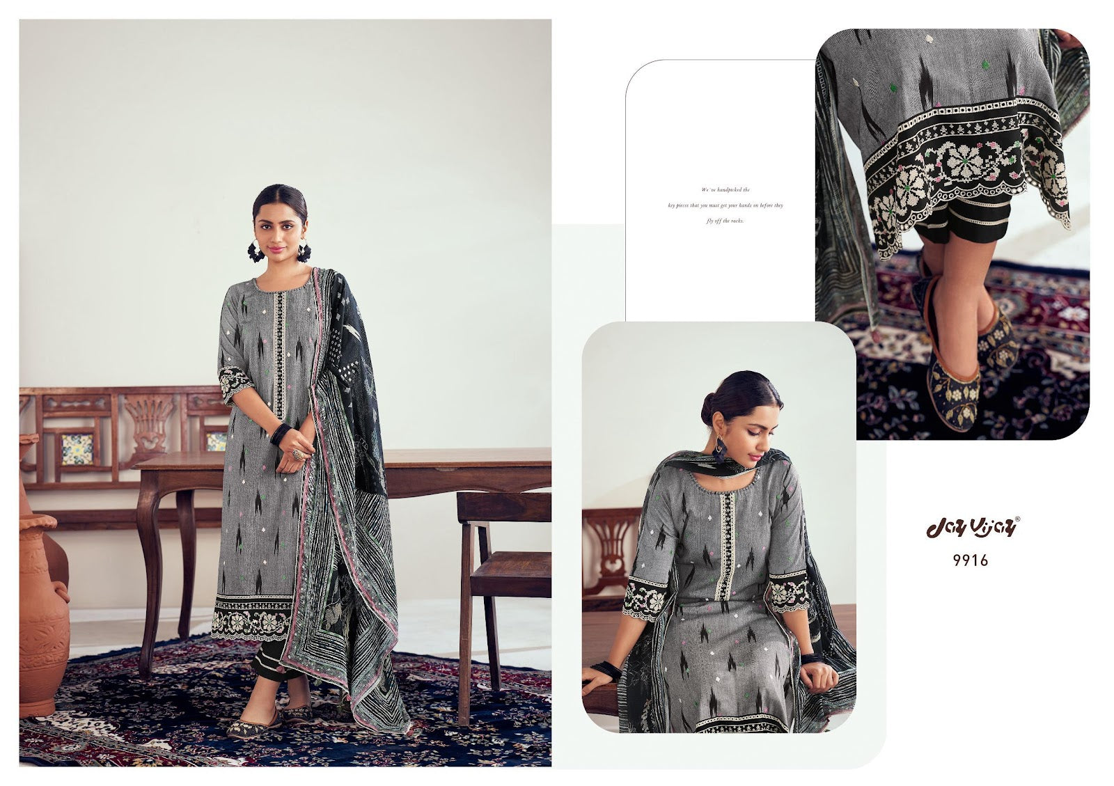 Iksha Jay Vijay Cotton Pant Style Suits Supplier