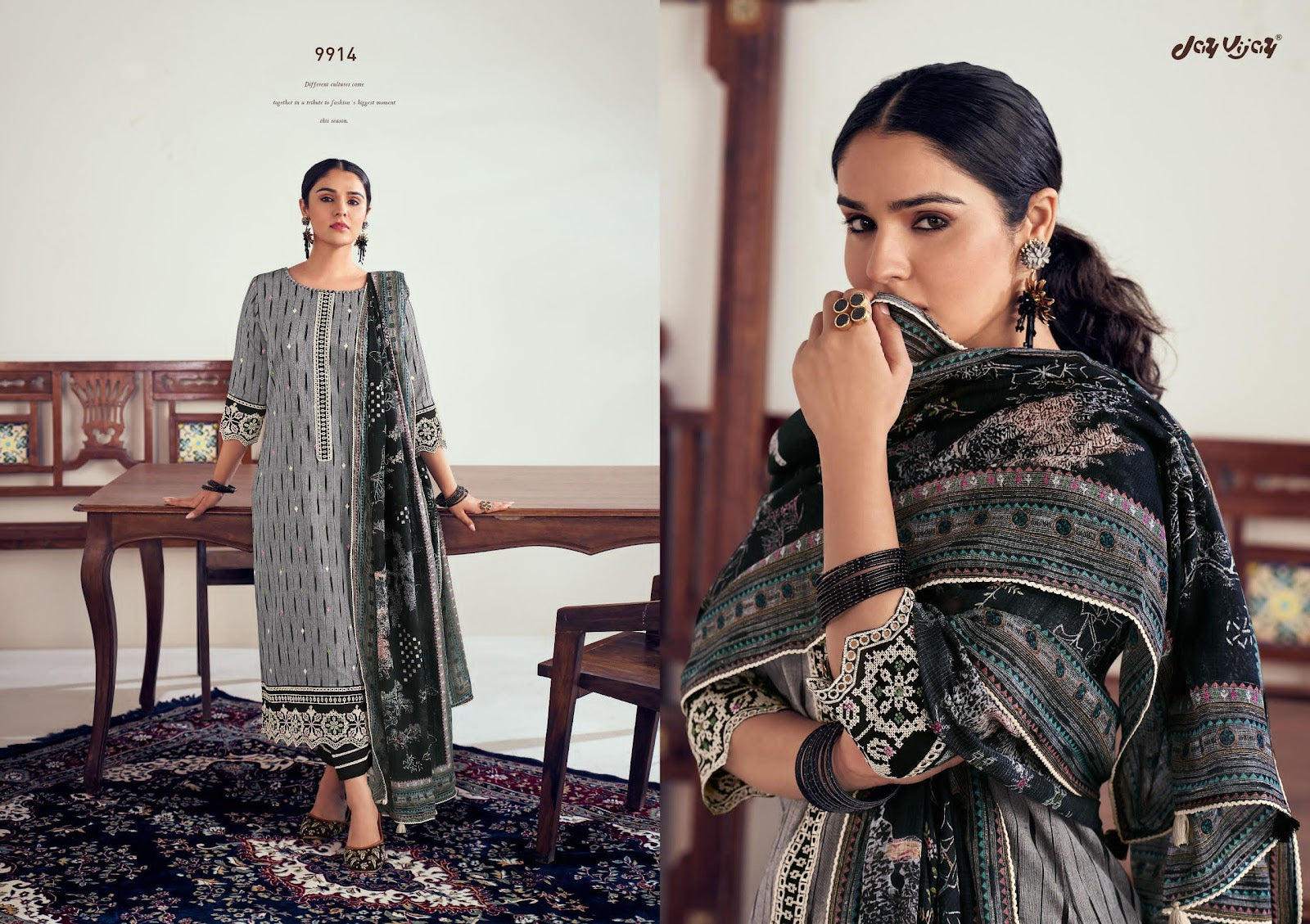 Iksha Jay Vijay Cotton Pant Style Suits Supplier