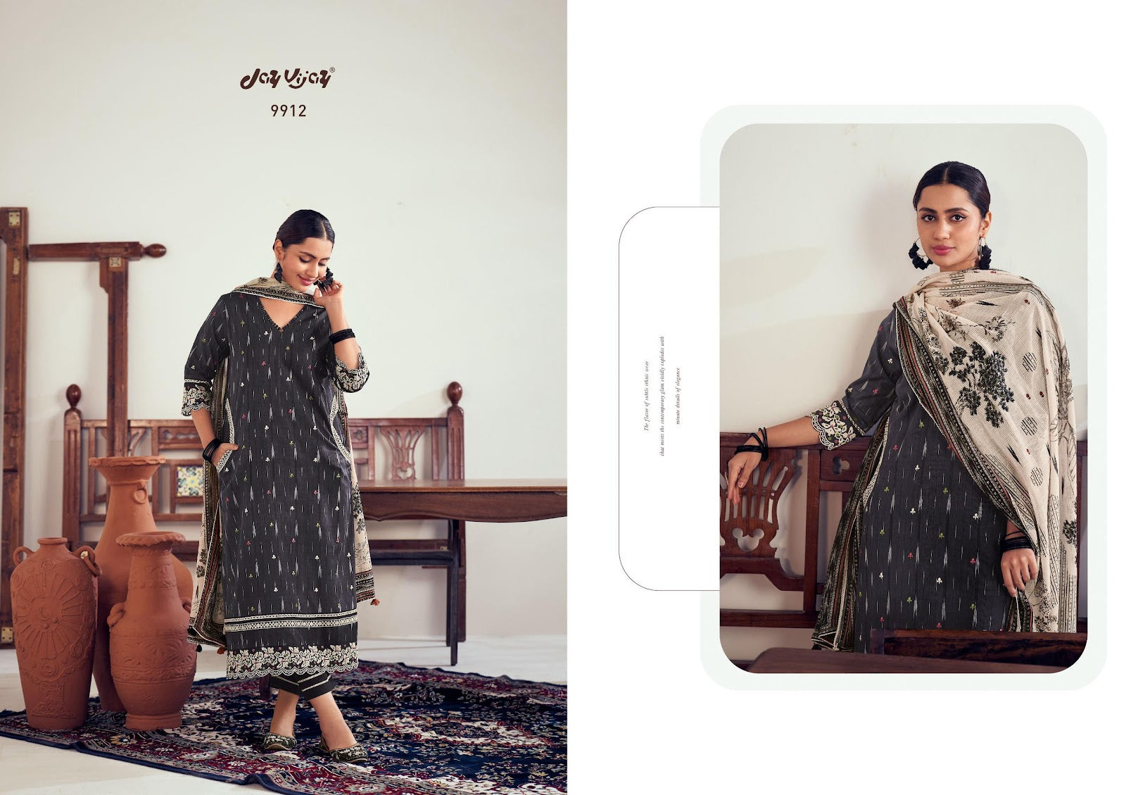 Iksha Jay Vijay Cotton Pant Style Suits Supplier