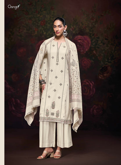 Iktara Ganga Pashmina Suits Supplier Gujarat