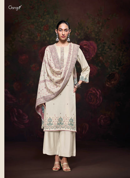 Iktara Ganga Pashmina Suits Supplier Gujarat