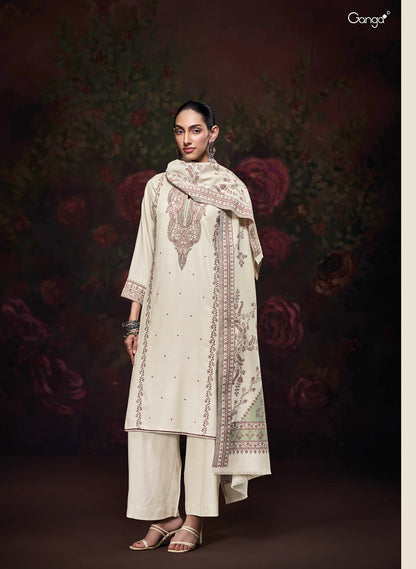 Iktara Ganga Pashmina Suits Supplier Gujarat