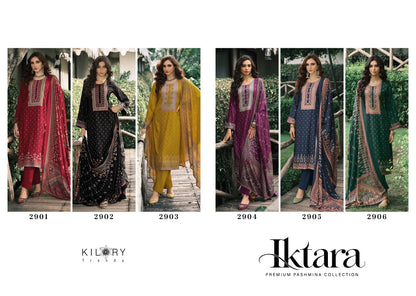 Iktara Kilory Viscose Pashmina Suits Wholesaler Gujarat