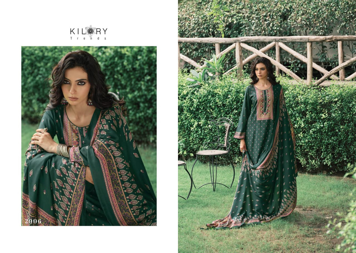 Iktara Kilory Viscose Pashmina Suits Wholesaler Gujarat