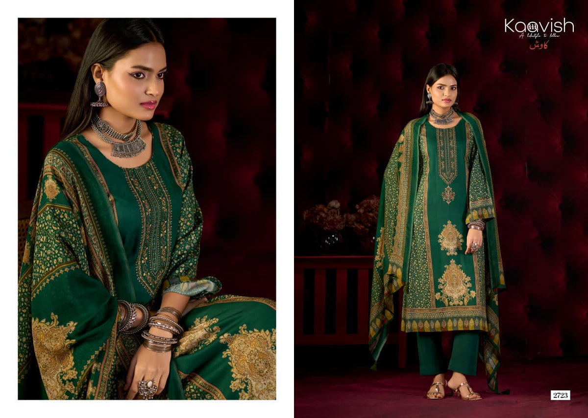 Ilham Kaavish Viscose Pashmina Suits Exporter India
