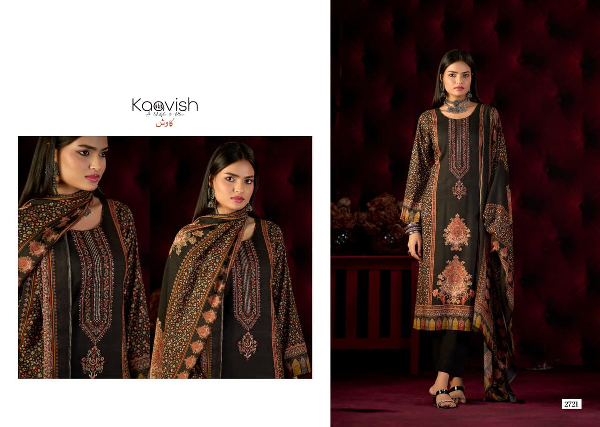 Ilham Kaavish Viscose Pashmina Suits Exporter India