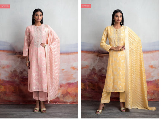 Ilinah Naariti Linen Pant Style Suits Manufacturer Ahmedabad