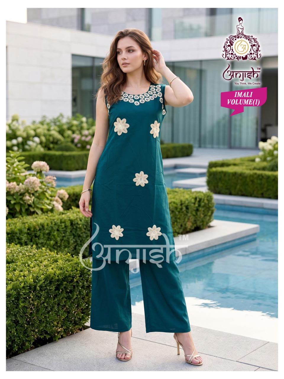 Imali Vol 1 Anjish Dhabu Cotton Co Ord Set Exporter India