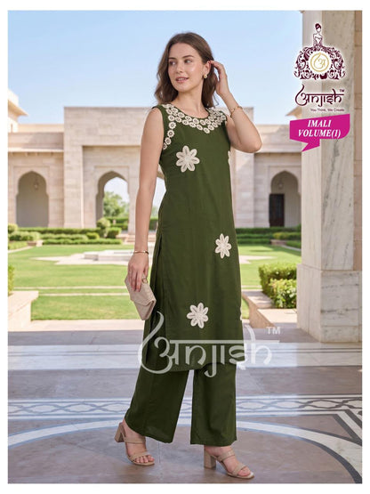 Imali Vol 1 Anjish Dhabu Cotton Co Ord Set Exporter India