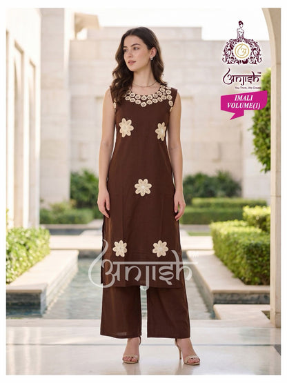 Imali Vol 1 Anjish Dhabu Cotton Co Ord Set Exporter India