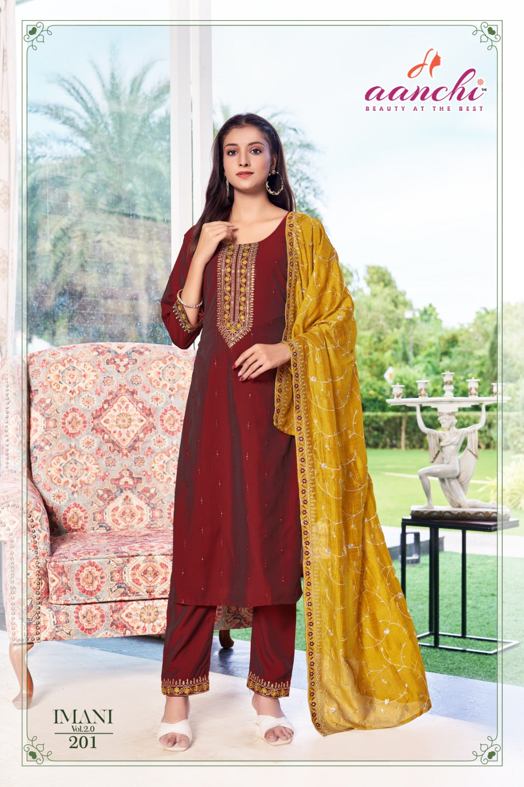 Imani 2.0 Aanchi Silk Readymade Pant Style Suits Wholesale