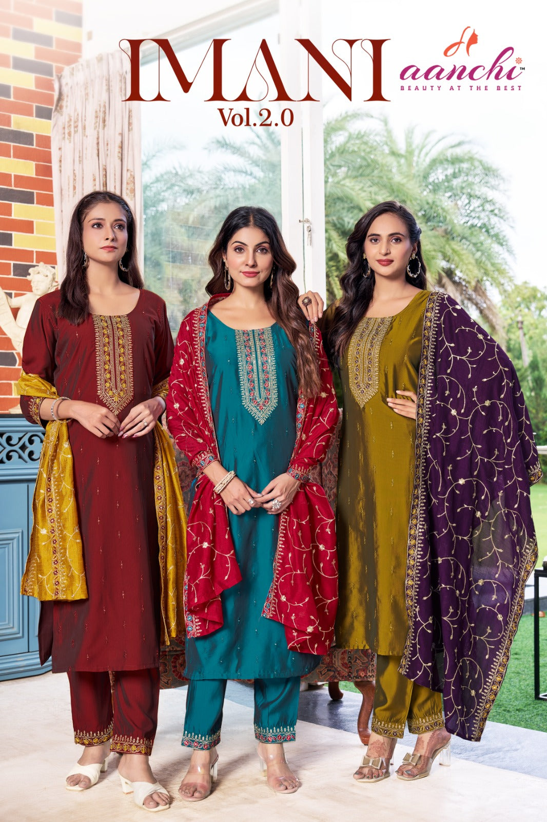 Imani 2.0 Aanchi Silk Readymade Pant Style Suits Wholesale