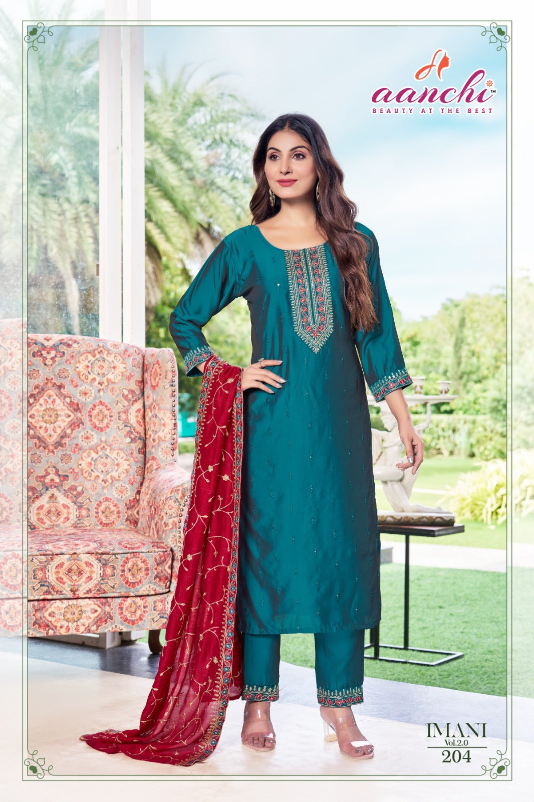 Imani 2.0 Aanchi Silk Readymade Pant Style Suits Wholesale