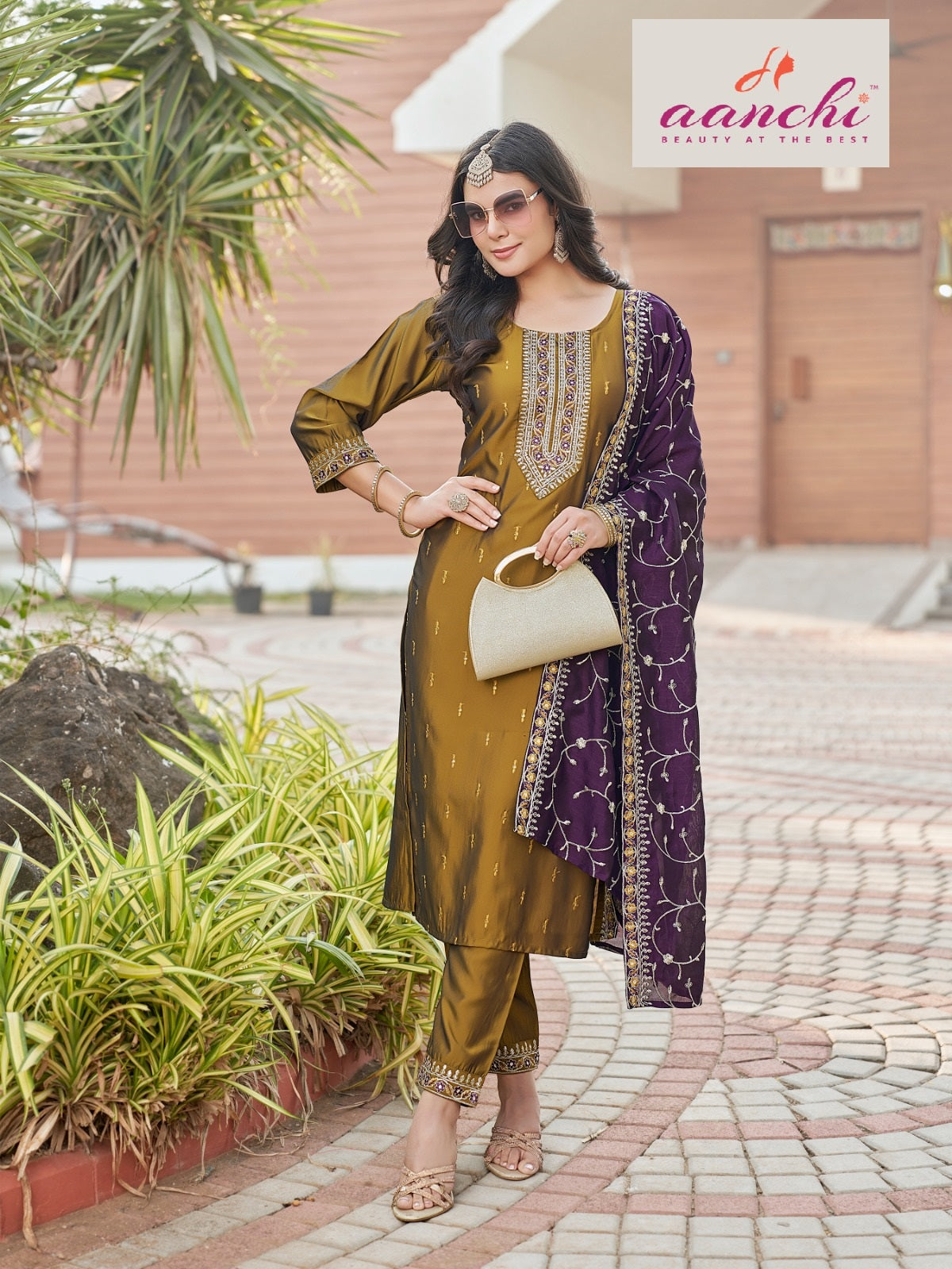 Imani Aanchi Readymade Pant Style Suits Exporter