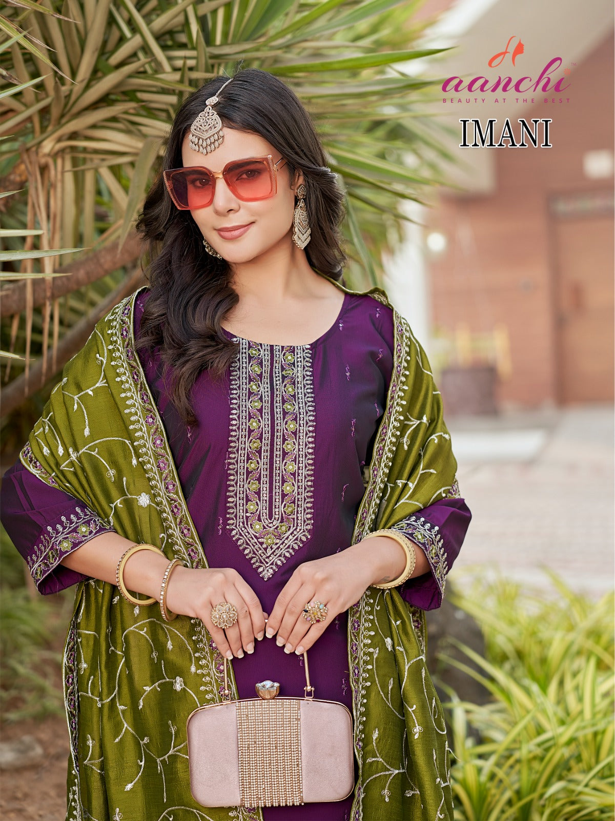 Imani Aanchi Readymade Pant Style Suits Exporter