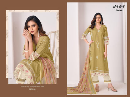 Imara 3275 Jay Vijay Pure Cotton Pant Style Suits Supplier