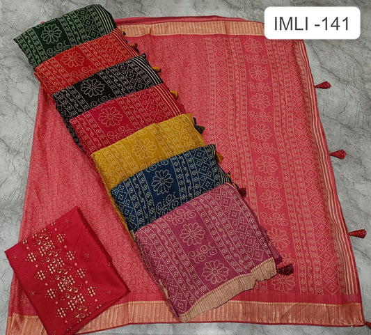 Imi 141 Kalpveli Chiffon Sarees Exporter